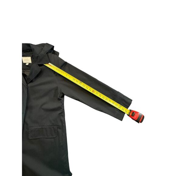 London Fog Women's Trench Coat Jacket Black Size Small - Picture 5 of 8